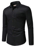 Navkanj Men's Slim Fit Spread Collar Beige Color Cotton Formal Shirt