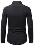 Navkanj Men's Slim Fit Spread Collar Pure Cotton Formal Shirt
