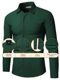 Navkanj Men's Slim Fit Spread Collar Pure Cotton Formal Shirt
