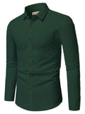 Navkanj Men's Slim Fit Spread Collar Beige Color Cotton Formal Shirt