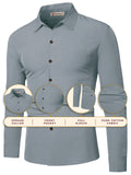 Navkanj Men's Slim Fit Spread Collar Pure Cotton Formal Shirt