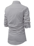 Navkanj Men's Slim Fit Spread Collar Cotton Beige Color Short Kurta