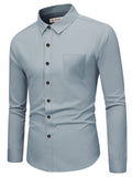 Navkanj Men's Slim Fit Spread Collar Beige Color Cotton Formal Shirt