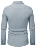 Navkanj Men's Slim Fit Spread Collar Beige Color Cotton Formal Shirt