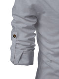 Navkanj Men's Slim Fit Full Sleeve Cotton Beige Color Short Kurta