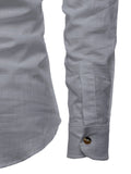 Navkanj Men's Slim Fit Full Sleeve Cotton Beige Color Short Kurta