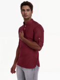 Navkanj Men's Slim Fit Full Sleeve Cotton Black Color Short Kurta