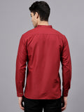 Navkanj Men's Slim Fit Full Sleeve Cotton Blend Short Kurta
