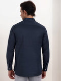 Navkanj Men's Slim Fit Full Sleeve Cotton Black Color Short Kurta