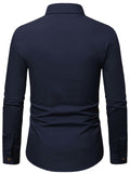 Navkanj Men's Slim Fit Spread Collar Pure Cotton Formal Shirt