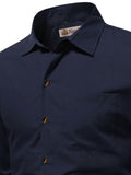 Navkanj Men's Slim Fit Spread Collar Pure Cotton Formal Shirt