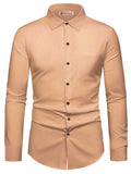 Navkanj Men's Slim Fit Spread Collar Pure Cotton Formal Shirt