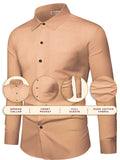 Navkanj Men's Slim Fit Spread Collar Pure Cotton Formal Shirt