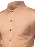 Navkanj Men's Slim Fit Spread Collar Pure Cotton Formal Shirt