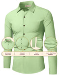 Navkanj Men's Slim Fit Spread Collar Pure Cotton Formal Shirt