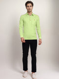 Navkanj Men's Slim Fit Spread Collar Cotton Black Color Short Kurta