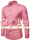 Navkanj Men's Slim Fit Spread Collar Pure Cotton Formal Shirt