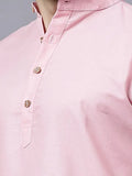 Navkanj Men's Slim Fit Full Sleeve Cotton Blend Short Kurta