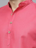 Navkanj Men's Slim Fit Full Sleeve Cotton Blend Short Kurta