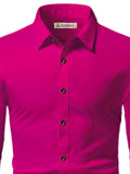 Navkanj Men's Slim Fit Spread Collar Beige Color Cotton Formal Shirt
