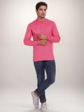 Navkanj Men's Slim Fit Full Sleeve Cotton Black Color Short Kurta