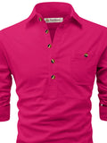 Navkanj Men's Slim Fit Spread Collar Cotton Beige Color Short Kurta