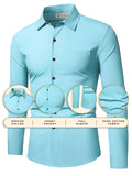 Navkanj Men's Slim Fit Spread Collar Pure Cotton Formal Shirt