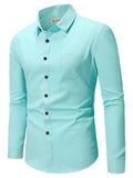 Navkanj Men's Slim Fit Spread Collar Beige Color Cotton Formal Shirt