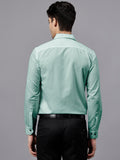 Navkanj Men's Slim Fit Spread Collar Beige Color Cotton Blend Formal Shirt