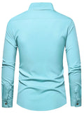 Navkanj Men's Slim Fit Spread Collar Pure Cotton Formal Shirt