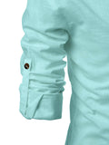 Navkanj Men's Slim Fit Full Sleeve Cotton Beige Color Short Kurta