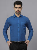 Navkanj Men's Slim Fit Spread Collar Beige Color Cotton Blend Formal Shirt