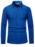 Navkanj Men's Slim Fit Spread Collar Pure Cotton Formal Shirt