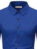 Navkanj Men's Slim Fit Spread Collar Beige Color Cotton Formal Shirt