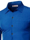 Navkanj Men's Slim Fit Spread Collar Pure Cotton Formal Shirt