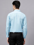 Navkanj Men's Slim Fit Spread Collar Beige Color Cotton Blend Formal Shirt