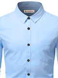 Navkanj Men's Slim Fit Spread Collar Beige Color Cotton Formal Shirt
