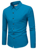 Navkanj Men's Slim Fit Spread Collar Beige Color Cotton Formal Shirt