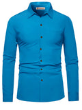 Navkanj Men's Slim Fit Spread Collar Pure Cotton Formal Shirt