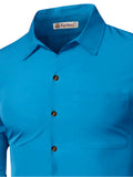 Navkanj Men's Slim Fit Spread Collar Pure Cotton Formal Shirt