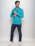 Navkanj Men's Slim Fit Full Sleeve Cotton Black Color Short Kurta