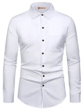 Navkanj Men's Slim Fit Spread Collar Pure Cotton Formal Shirt