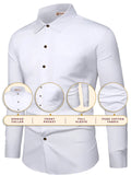 Navkanj Men's Slim Fit Spread Collar Pure Cotton Formal Shirt