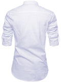 Navkanj Men's Slim Fit Full Sleeve Cotton Beige Color Short Kurta