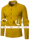 Navkanj Men's Slim Fit Spread Collar Pure Cotton Formal Shirt